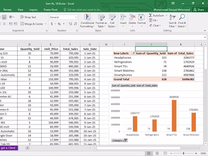 Excel Data Analysis