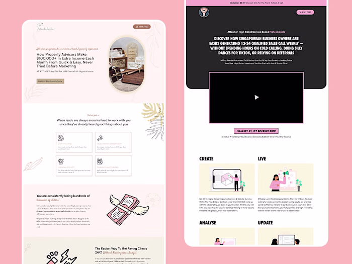 Designed and built a high-converting Framer landing page fea...