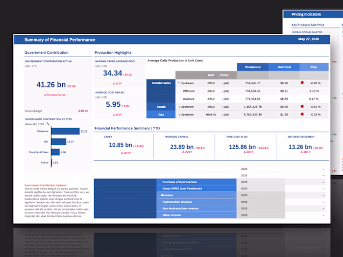 Business Intelligence Dashboards 