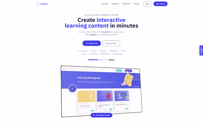 Shiken.ai - Microlearning Platform for Faster Learning & Results