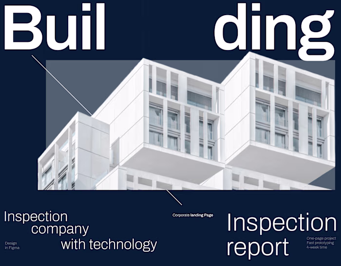 Building Inspection — UI/UX Web Design