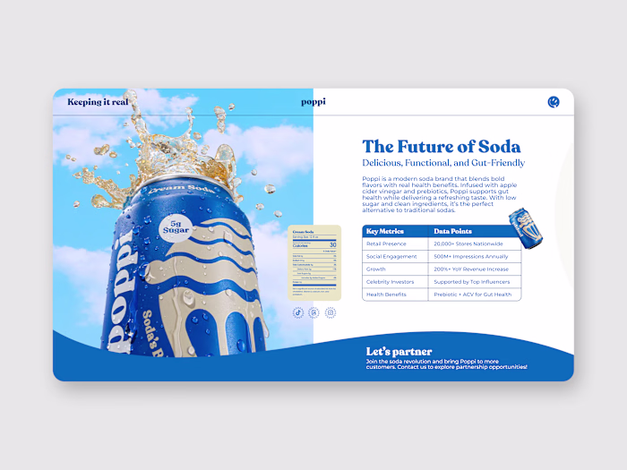 Poppi Brand One-Pager