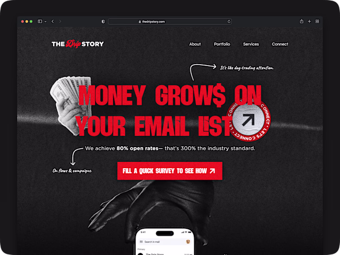 High-Impact Website for Email Marketing Agency