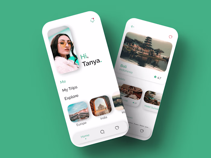 Revolutionizing Interface Design for Travel a App.