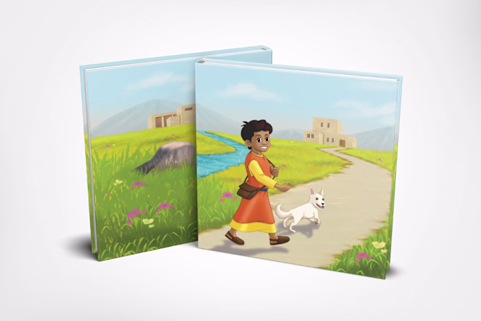 Stylized Illustration for Children's Book Cover