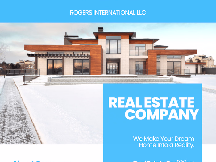 Flyers Design for Real Estate Agency