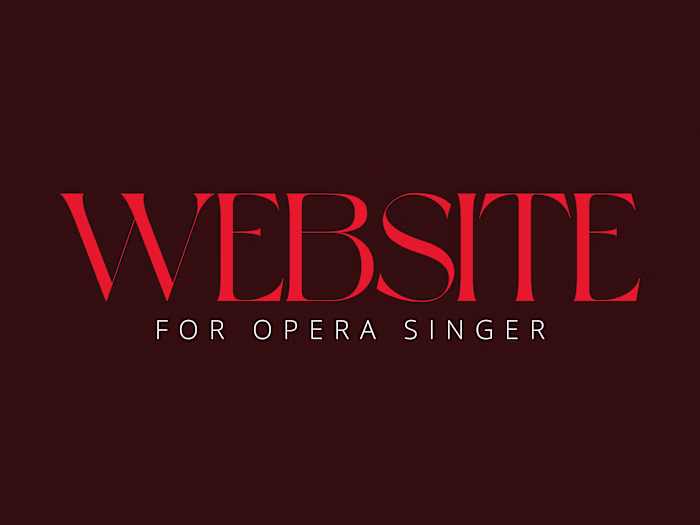 Opera website design