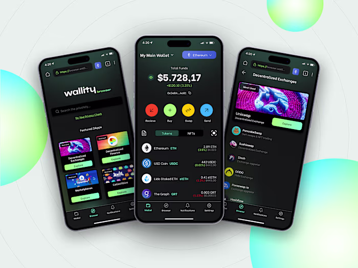 Wallity | Crypto Wallet App