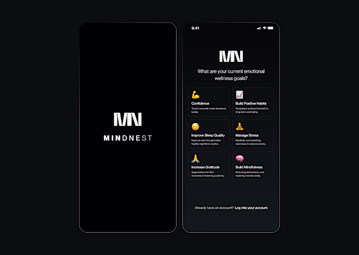 Mind Wellness App Concept