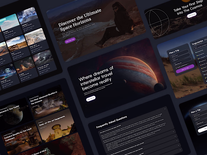 Design System Case Study: Space Travel Agency