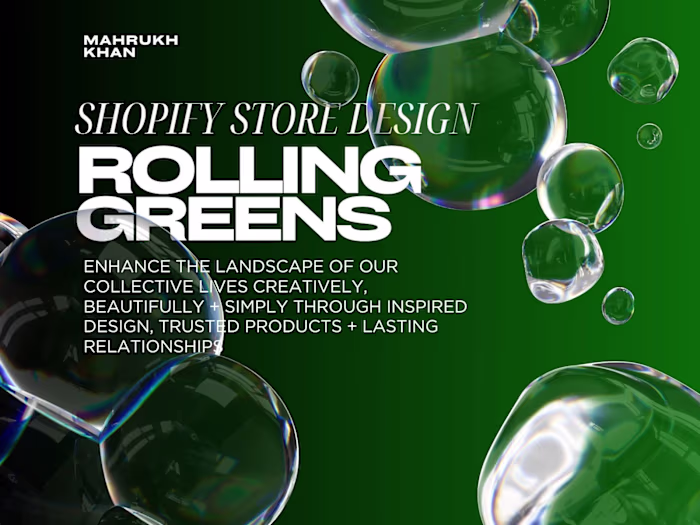 Rolling Greens | Shopify Store | Home Plants | Gardening