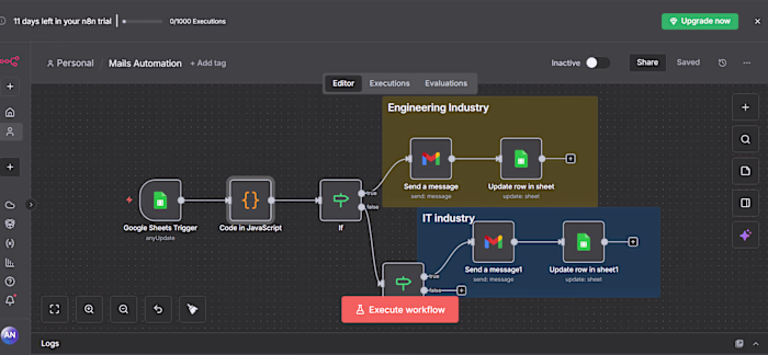I made an Email Automation