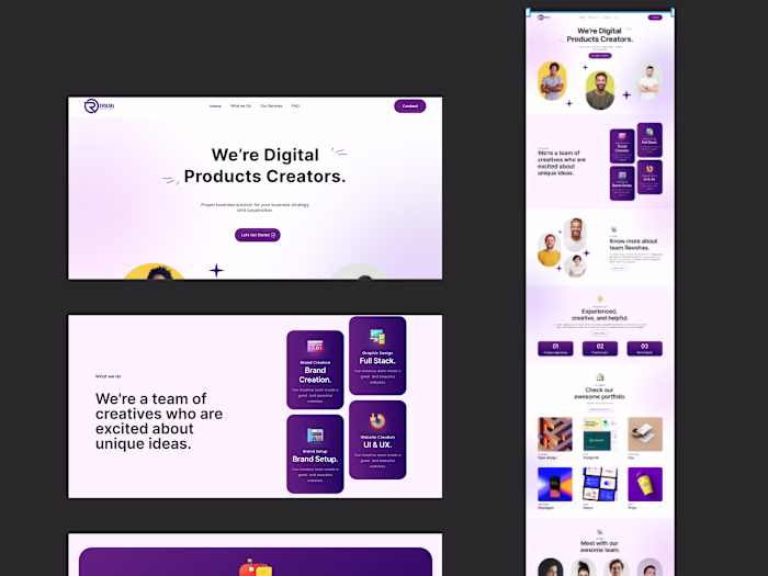 Revoltas: Agency Website