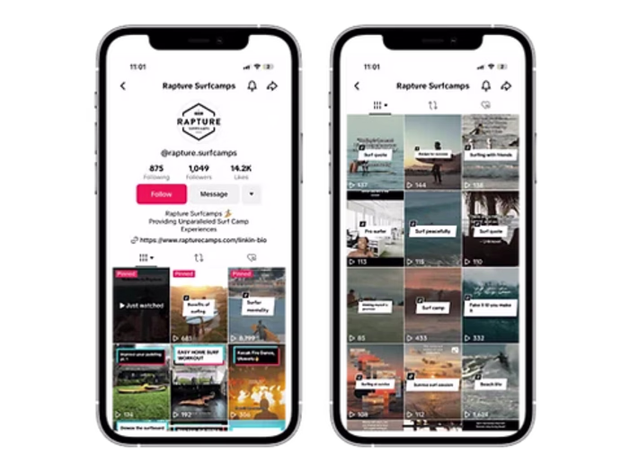 SOCIAL MEDIA AND CONTENT FOR RAPTURE SURFCAMPS