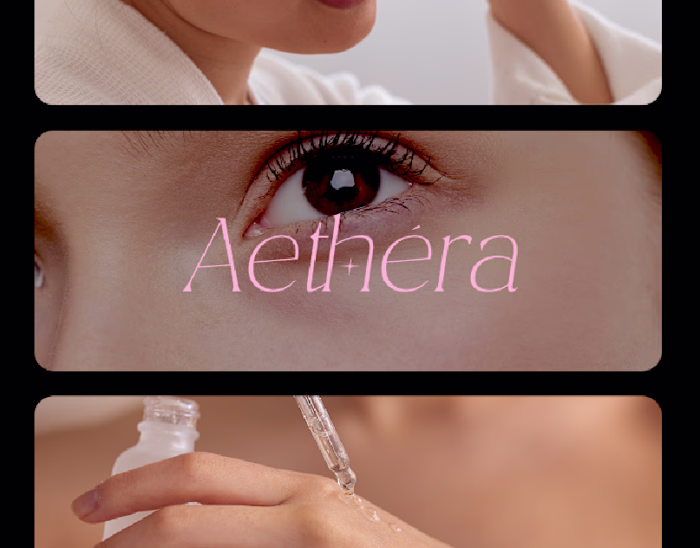 Aethera - Skincare Brand Logo