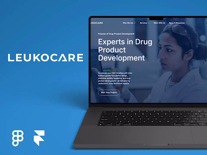 Leukocare Website Redesign and Development