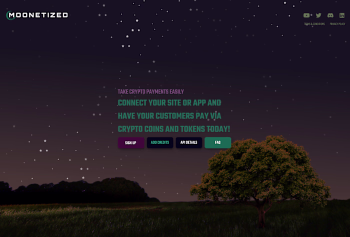 Simple Site to Manage Payments with Crypto Currencies