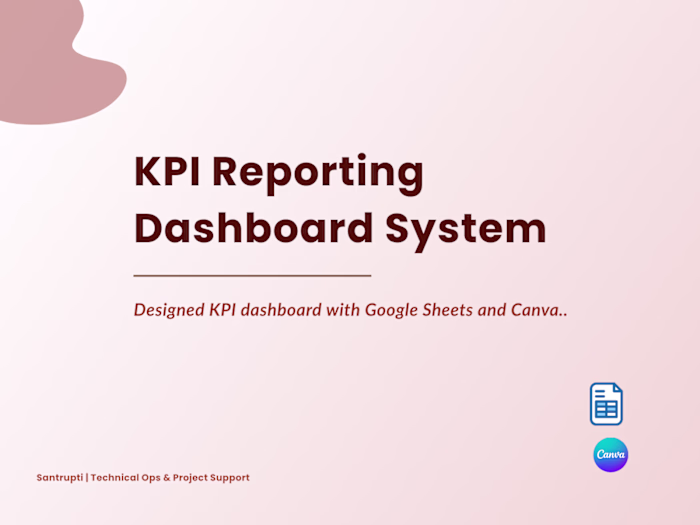 KPI Reporting Dashboard System