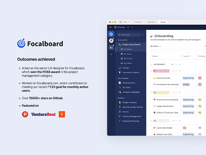 Focalboard - Open source project management app :: Behance