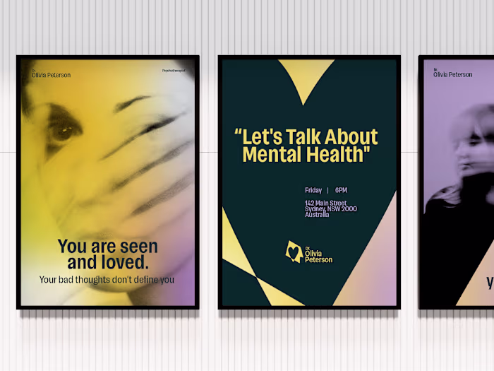 Olivia Peterson Psychotherapist Brand Identity