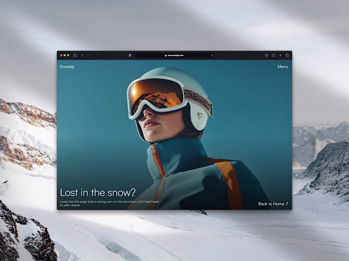 Snowdy – Dynamic Portfolio for Modern Snowboarders