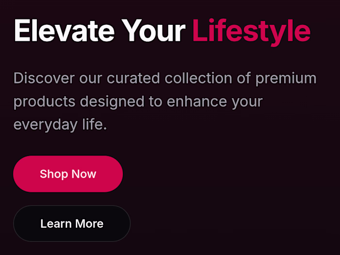 E-commerce Website Design Example