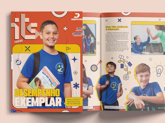 Its Teens Magazine Layout Design