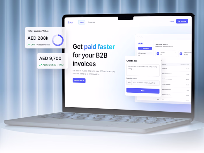 AuraFinance Landing Page Revamp