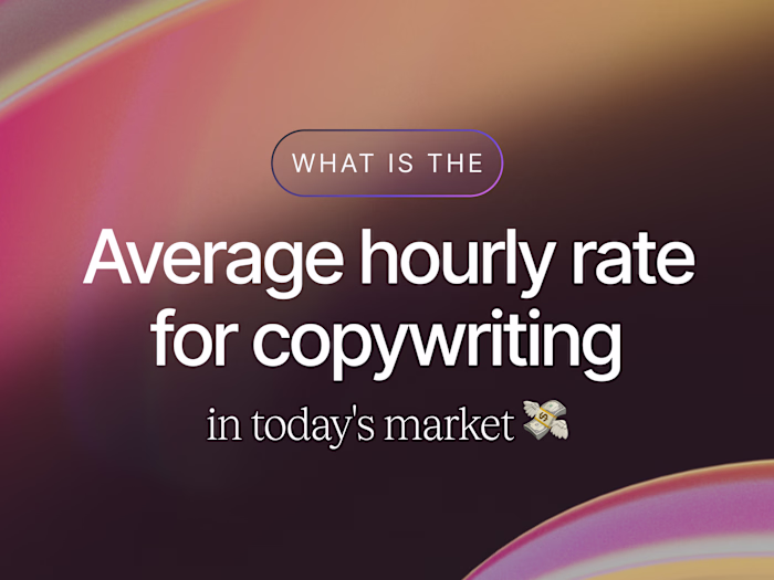 What's the Average Hourly Rate for Copywriting in Today's Market