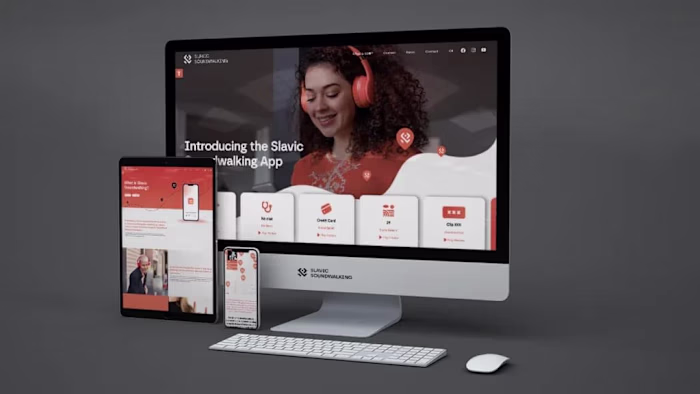 Slavic Sound Walking Website Development