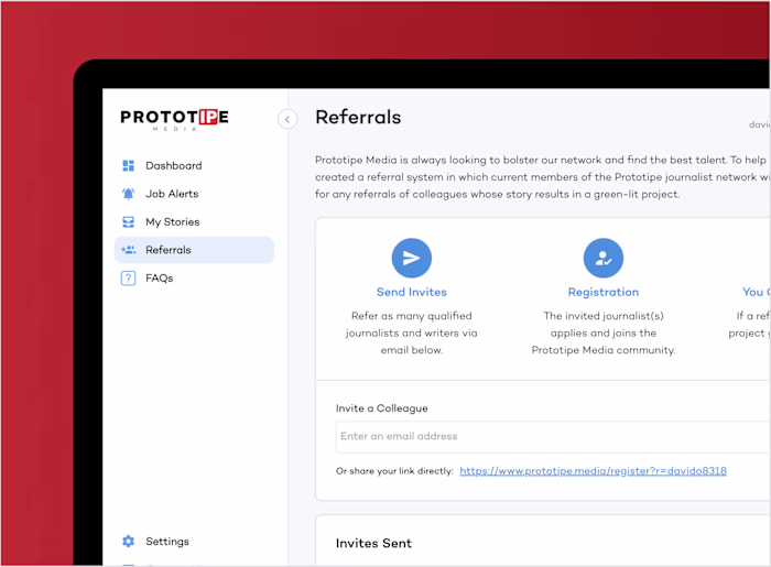 Prototipe Media: Website and App Development