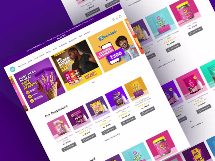 Yogabar
The Perfect Blend of Nutrition and Delight - Shopify 