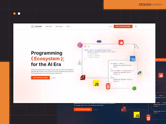 JDoodle - Website Redesign