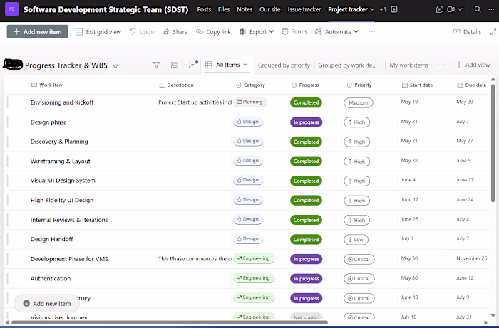 Microsoft Teams Project Management Setup