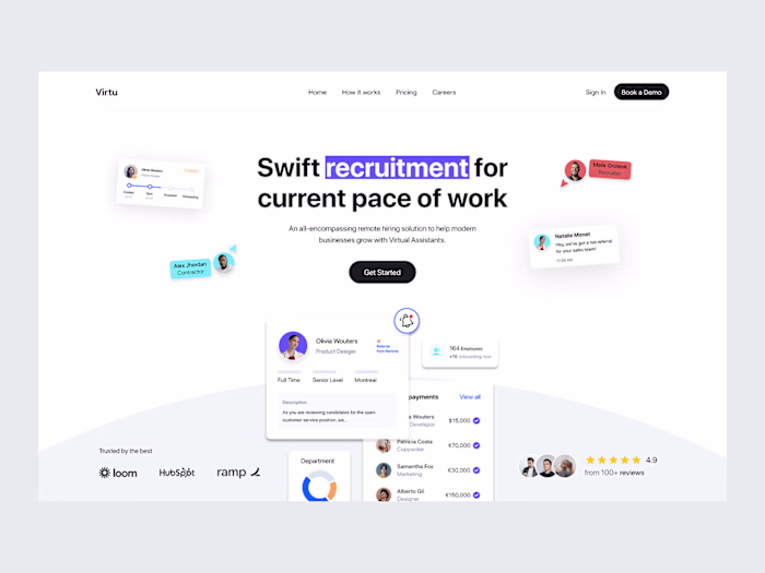 website UI UX Design