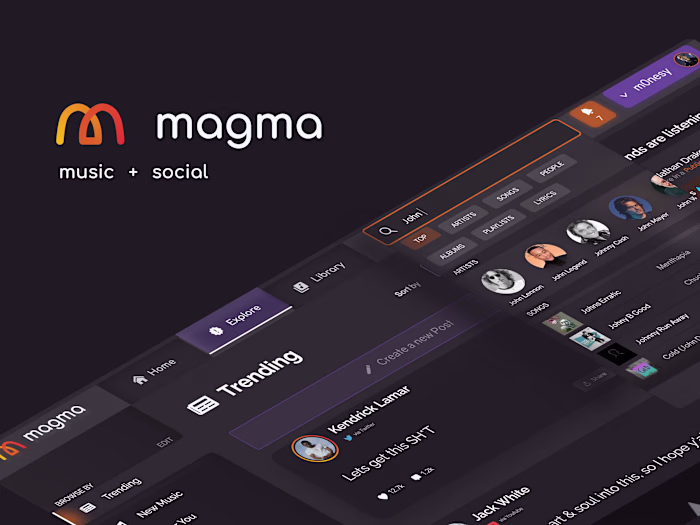 Magma UI / UX