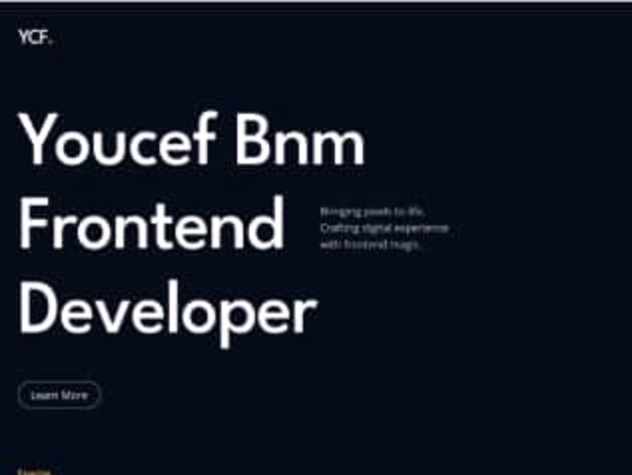 YCF DEV – Freelance Frontend Developer