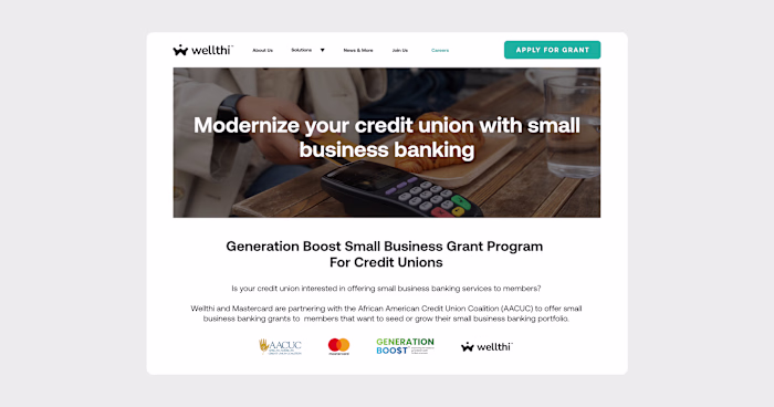 Wellthi - Generation Boost website