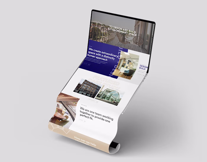 Cooper - Construction Company website