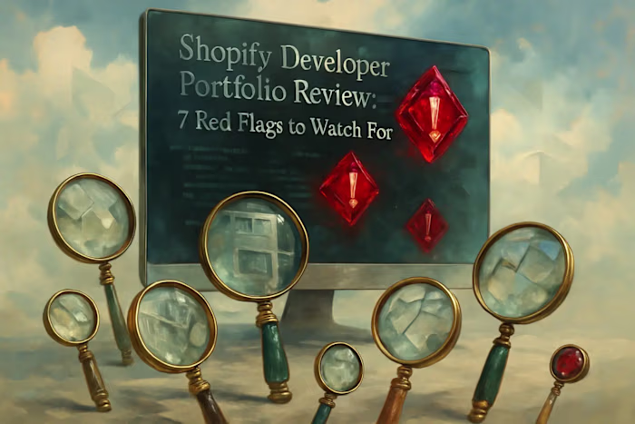 Shopify Developer Portfolio Review: 7 Red Flags to Watch For