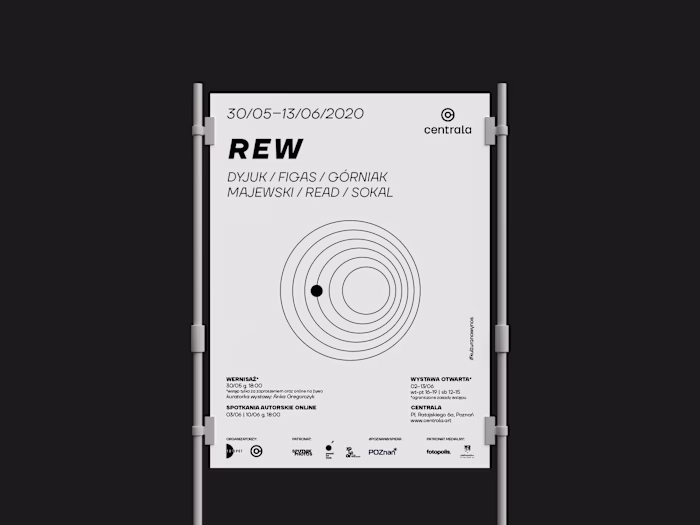 Visual Identity Design for REW/FWD Exhibition