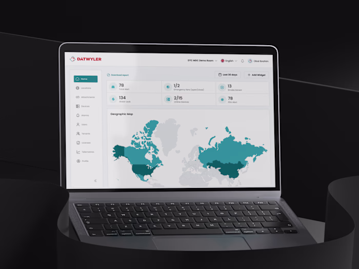 Web App & Dashboard redesign | Datwyler platform