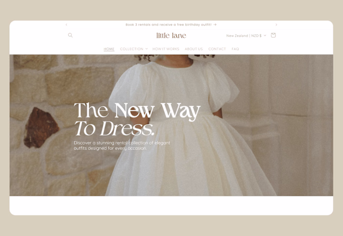 Little Lane - eCommerce Store