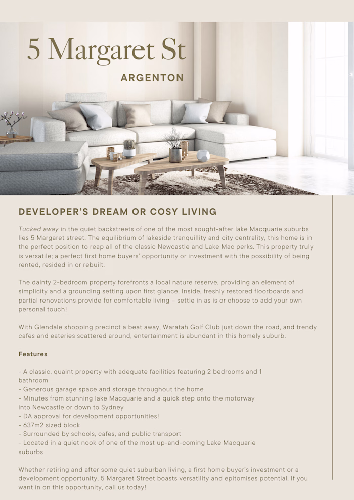 Property Descriptions