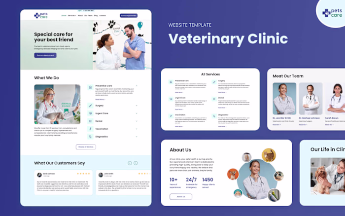 Webflow - Veterinary Clinic Website