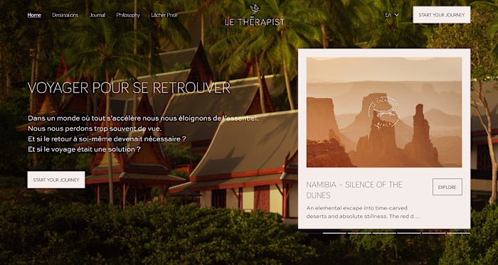 Branding and Website Development I Le Therapist