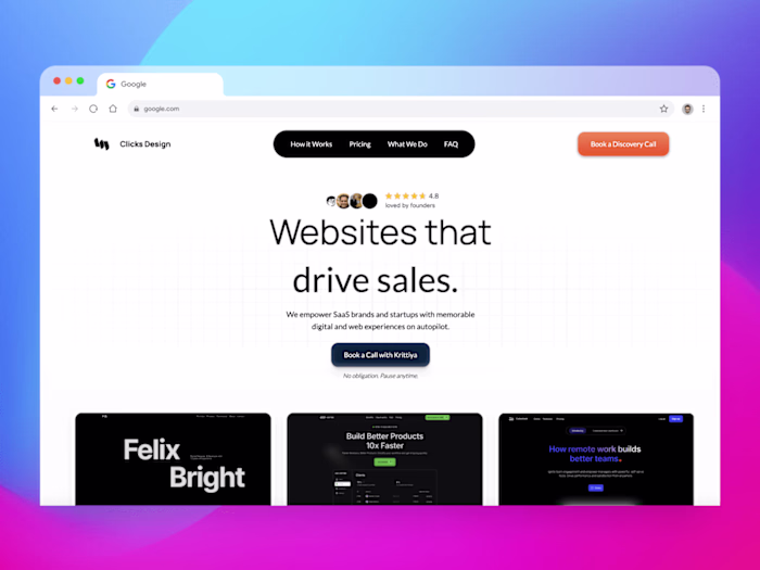Clicks Design · Web Design and Development Services