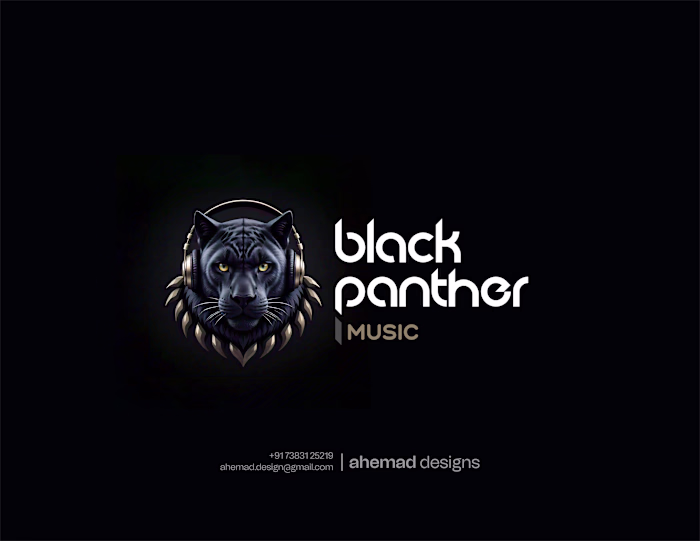 Black Panther Logo Design