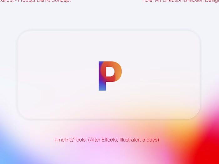 A Motion Graphics SaaS Explainer - Liquid Glass Concept