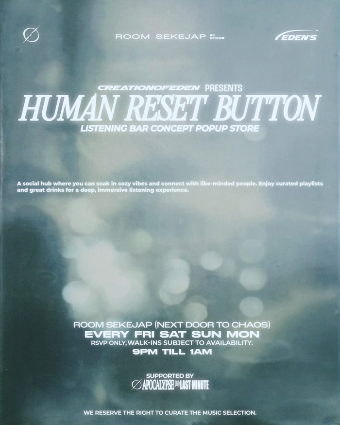 Poster design for local cocktail